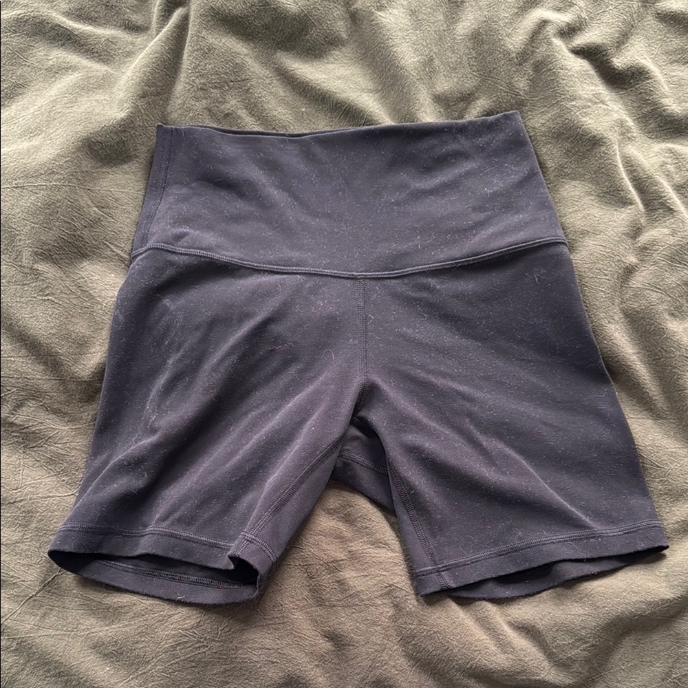 Women's Black High-Waisted Shorts